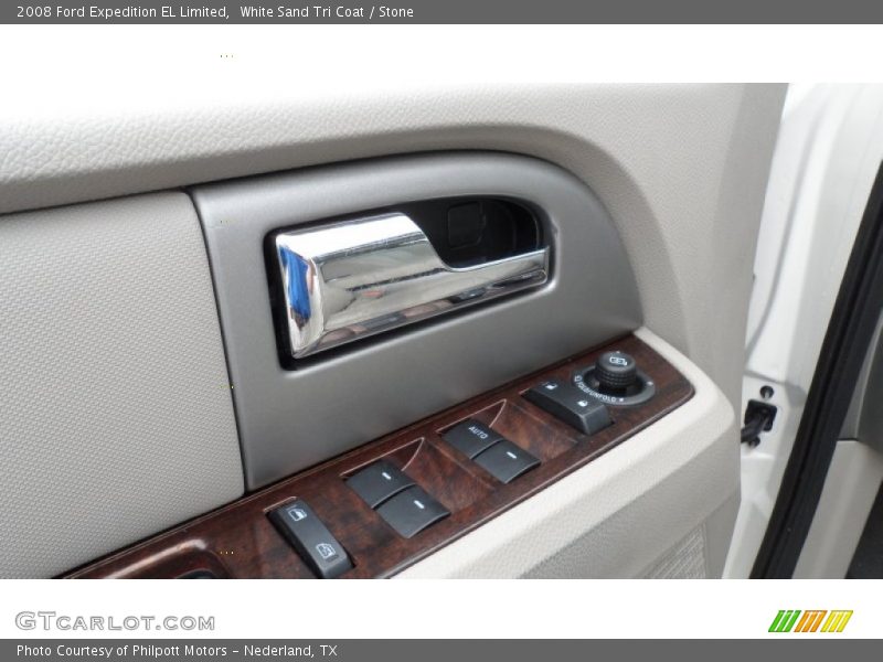 White Sand Tri Coat / Stone 2008 Ford Expedition EL Limited