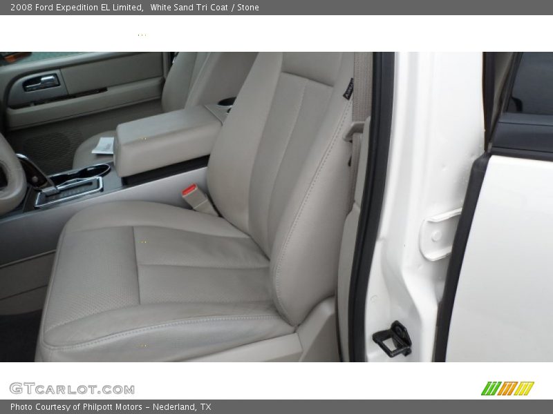 White Sand Tri Coat / Stone 2008 Ford Expedition EL Limited
