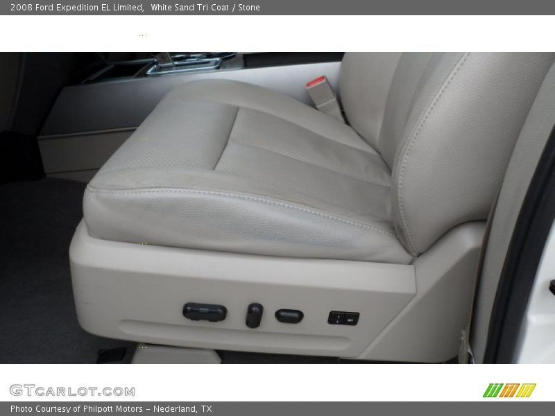 White Sand Tri Coat / Stone 2008 Ford Expedition EL Limited