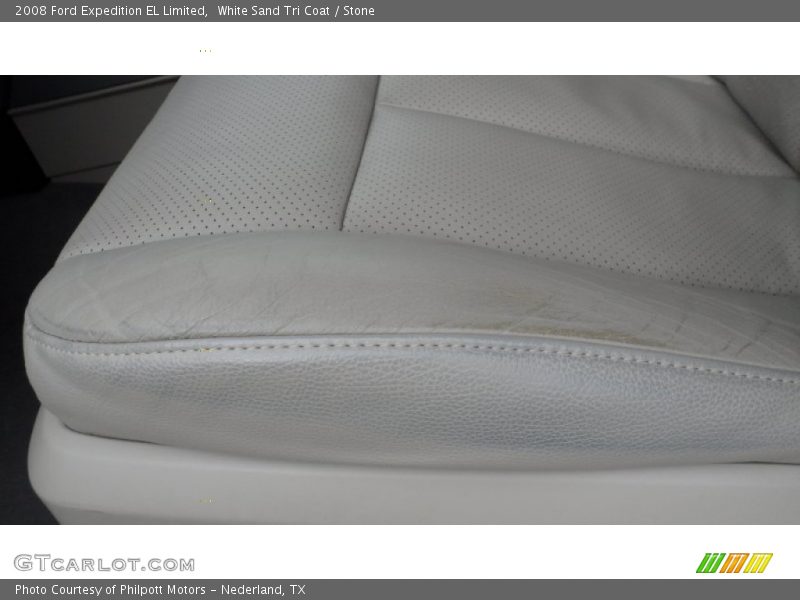 White Sand Tri Coat / Stone 2008 Ford Expedition EL Limited