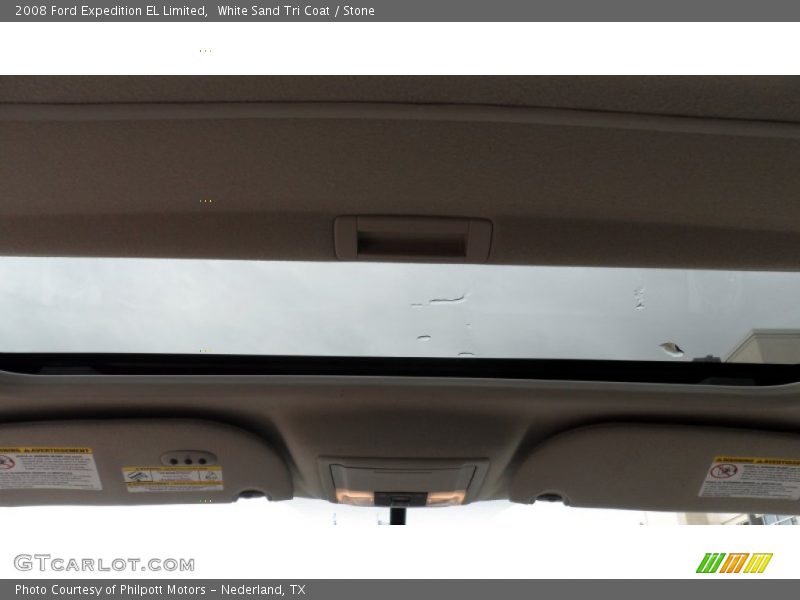 White Sand Tri Coat / Stone 2008 Ford Expedition EL Limited