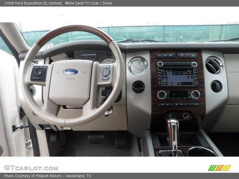 White Sand Tri Coat / Stone 2008 Ford Expedition EL Limited