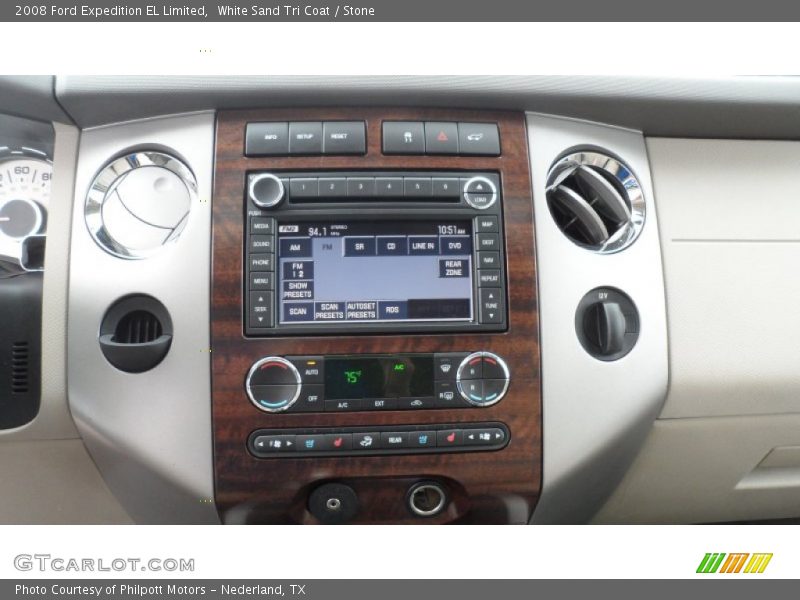 White Sand Tri Coat / Stone 2008 Ford Expedition EL Limited