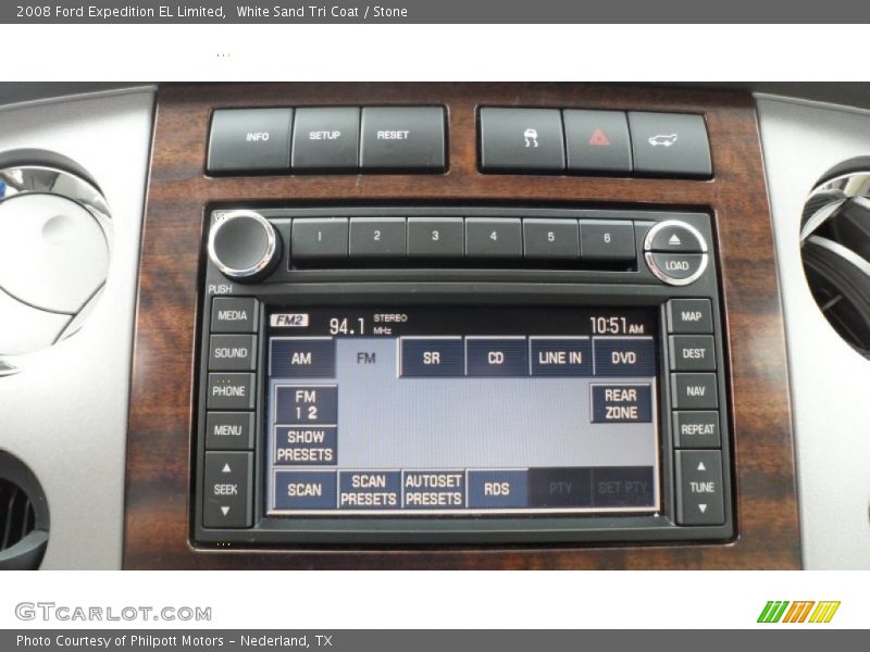 White Sand Tri Coat / Stone 2008 Ford Expedition EL Limited