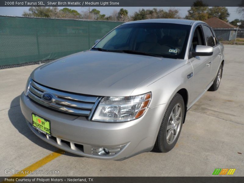 Silver Birch Metallic / Medium Light Stone 2008 Ford Taurus SEL
