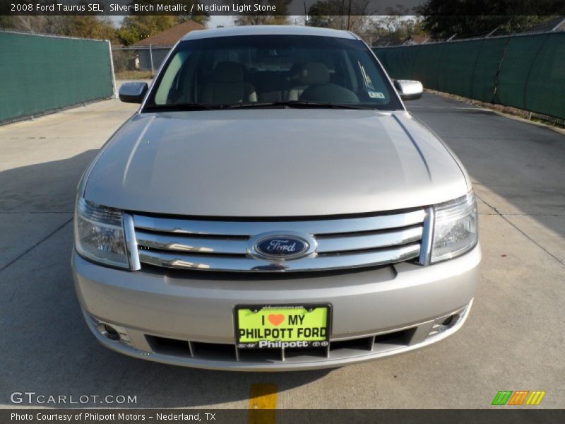Silver Birch Metallic / Medium Light Stone 2008 Ford Taurus SEL