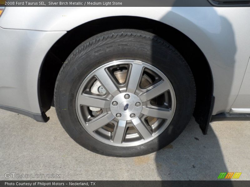 Silver Birch Metallic / Medium Light Stone 2008 Ford Taurus SEL