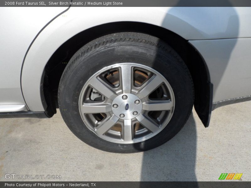 Silver Birch Metallic / Medium Light Stone 2008 Ford Taurus SEL