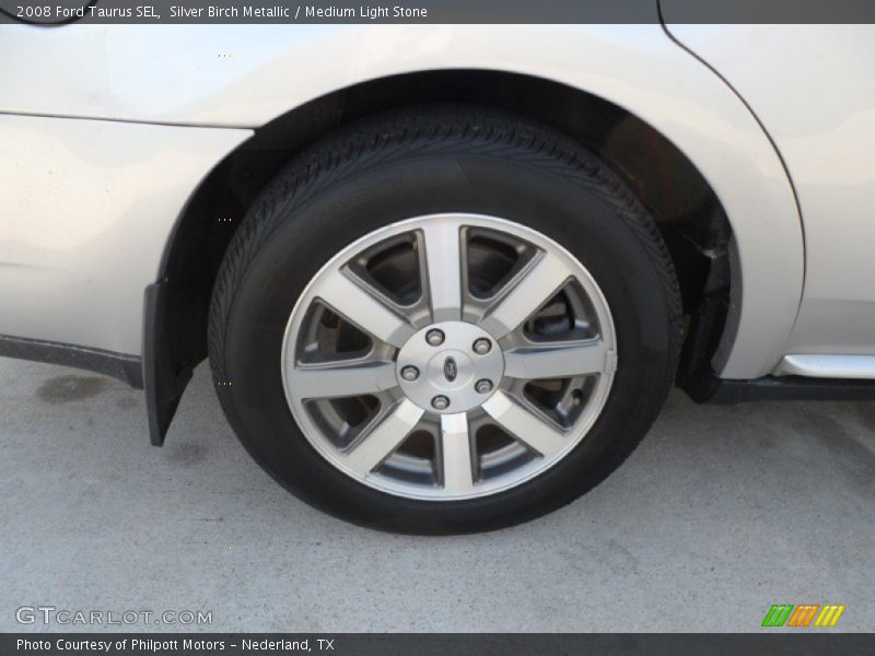 Silver Birch Metallic / Medium Light Stone 2008 Ford Taurus SEL