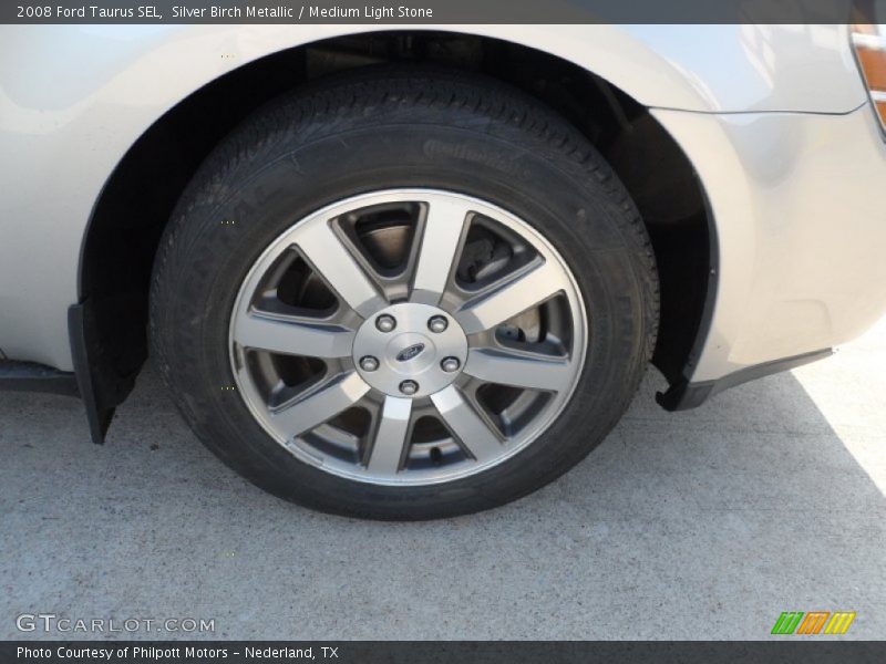 Silver Birch Metallic / Medium Light Stone 2008 Ford Taurus SEL
