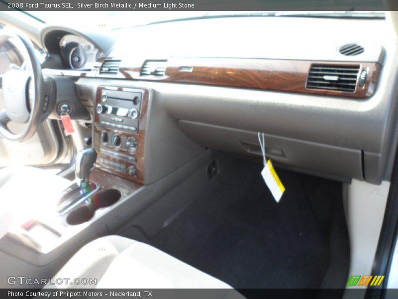 Silver Birch Metallic / Medium Light Stone 2008 Ford Taurus SEL
