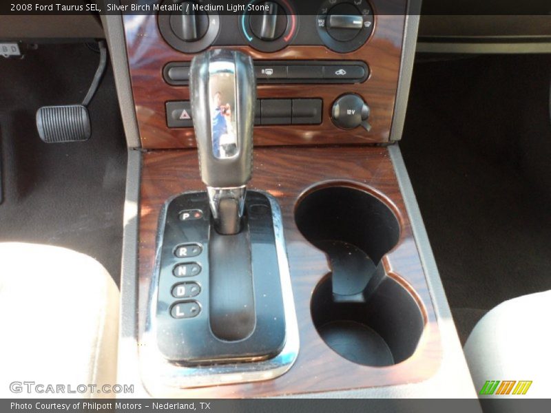 Silver Birch Metallic / Medium Light Stone 2008 Ford Taurus SEL