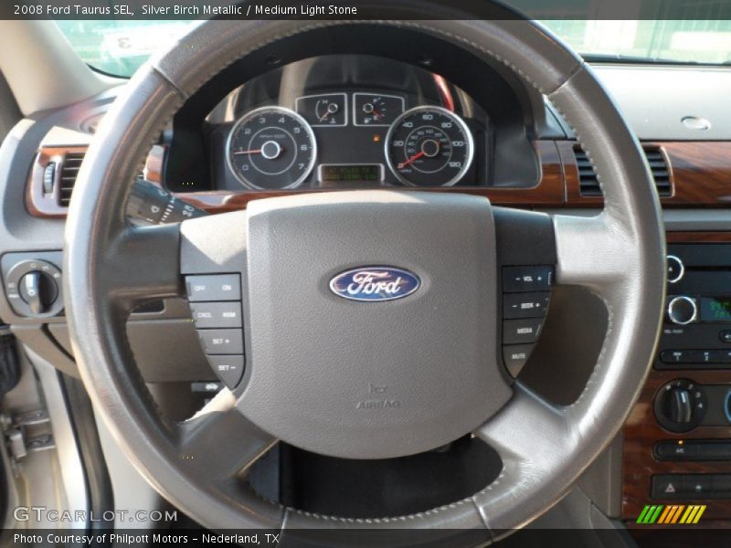 Silver Birch Metallic / Medium Light Stone 2008 Ford Taurus SEL