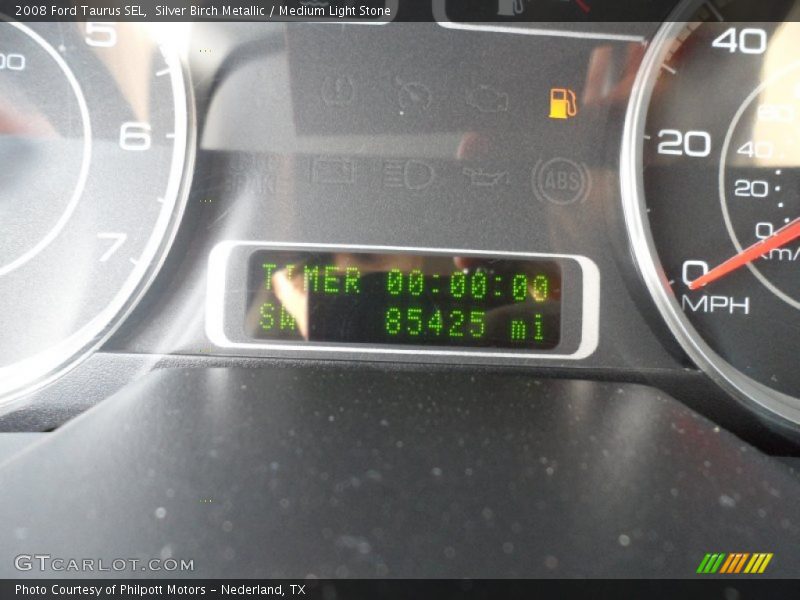 Silver Birch Metallic / Medium Light Stone 2008 Ford Taurus SEL
