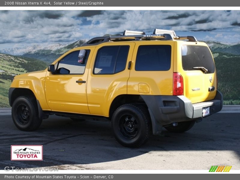 Solar Yellow / Steel/Graphite 2008 Nissan Xterra X 4x4