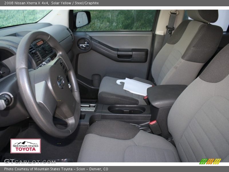 Solar Yellow / Steel/Graphite 2008 Nissan Xterra X 4x4