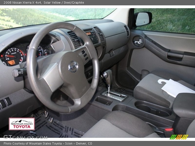 Solar Yellow / Steel/Graphite 2008 Nissan Xterra X 4x4