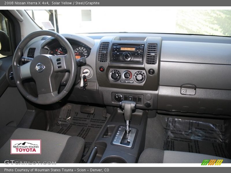 Solar Yellow / Steel/Graphite 2008 Nissan Xterra X 4x4