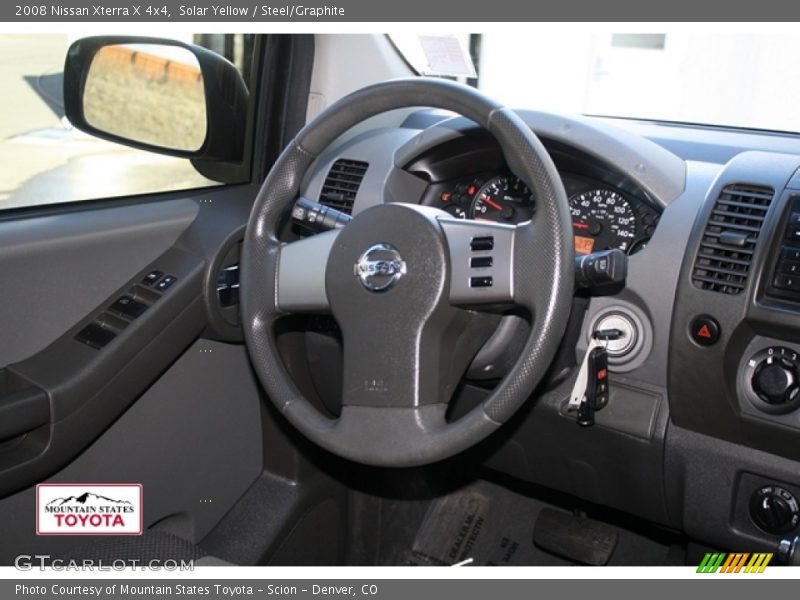 Solar Yellow / Steel/Graphite 2008 Nissan Xterra X 4x4