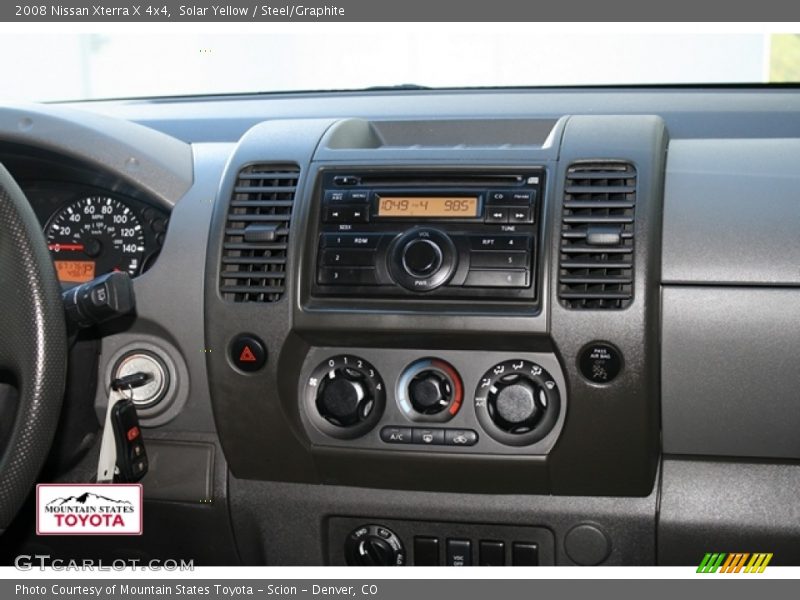 Solar Yellow / Steel/Graphite 2008 Nissan Xterra X 4x4