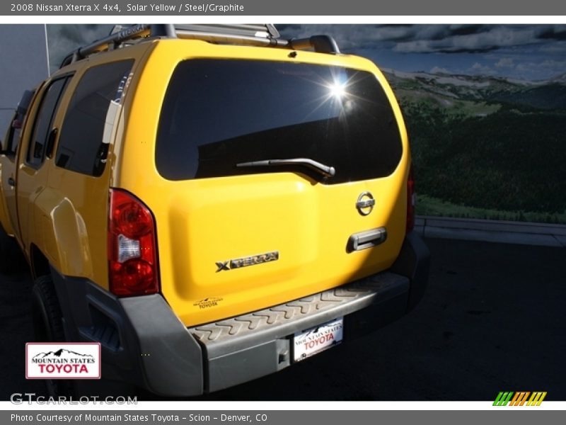 Solar Yellow / Steel/Graphite 2008 Nissan Xterra X 4x4
