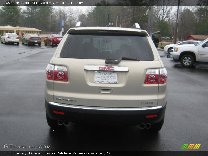 Gold Mist Metallic / Titanium 2007 GMC Acadia SLT