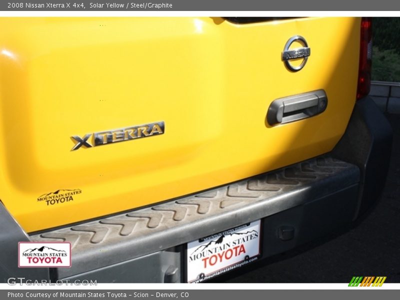Solar Yellow / Steel/Graphite 2008 Nissan Xterra X 4x4