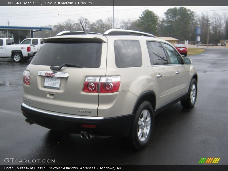 Gold Mist Metallic / Titanium 2007 GMC Acadia SLT