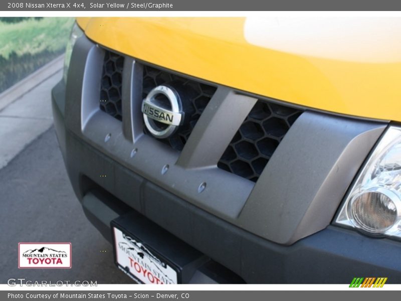 Solar Yellow / Steel/Graphite 2008 Nissan Xterra X 4x4