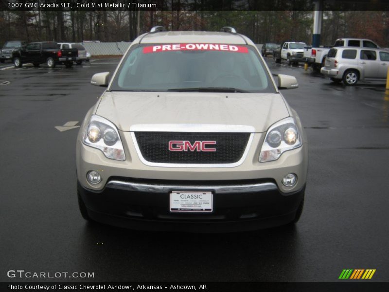 Gold Mist Metallic / Titanium 2007 GMC Acadia SLT
