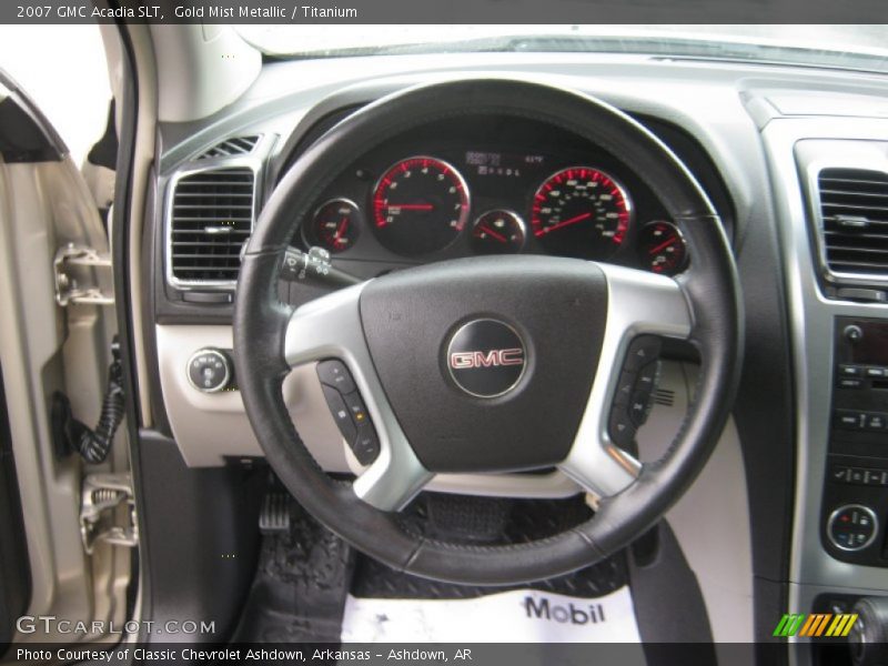 Gold Mist Metallic / Titanium 2007 GMC Acadia SLT
