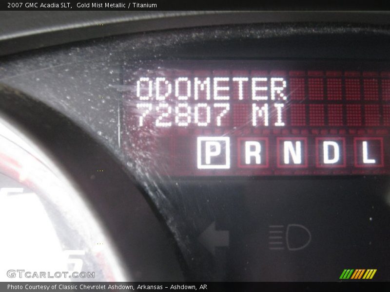 Gold Mist Metallic / Titanium 2007 GMC Acadia SLT