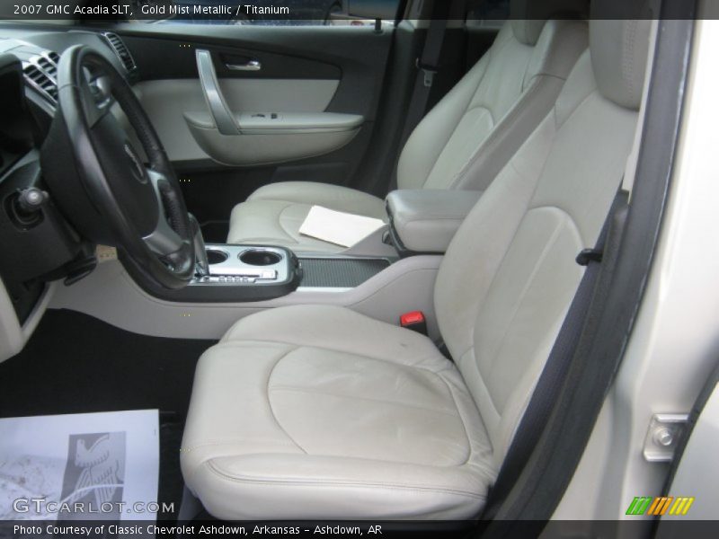 Gold Mist Metallic / Titanium 2007 GMC Acadia SLT