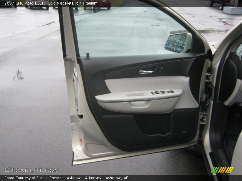 Gold Mist Metallic / Titanium 2007 GMC Acadia SLT