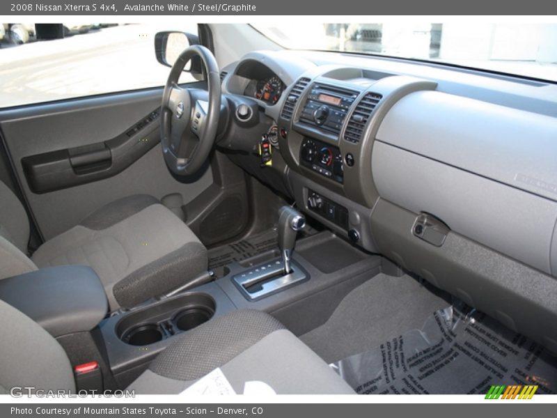 Avalanche White / Steel/Graphite 2008 Nissan Xterra S 4x4