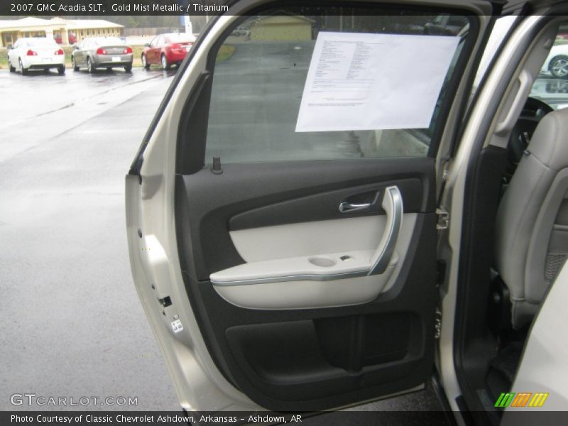 Gold Mist Metallic / Titanium 2007 GMC Acadia SLT