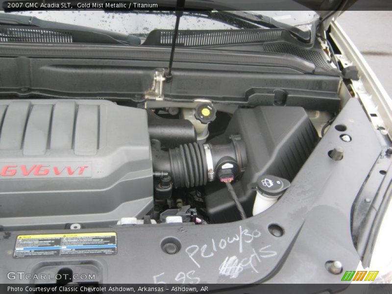 Gold Mist Metallic / Titanium 2007 GMC Acadia SLT