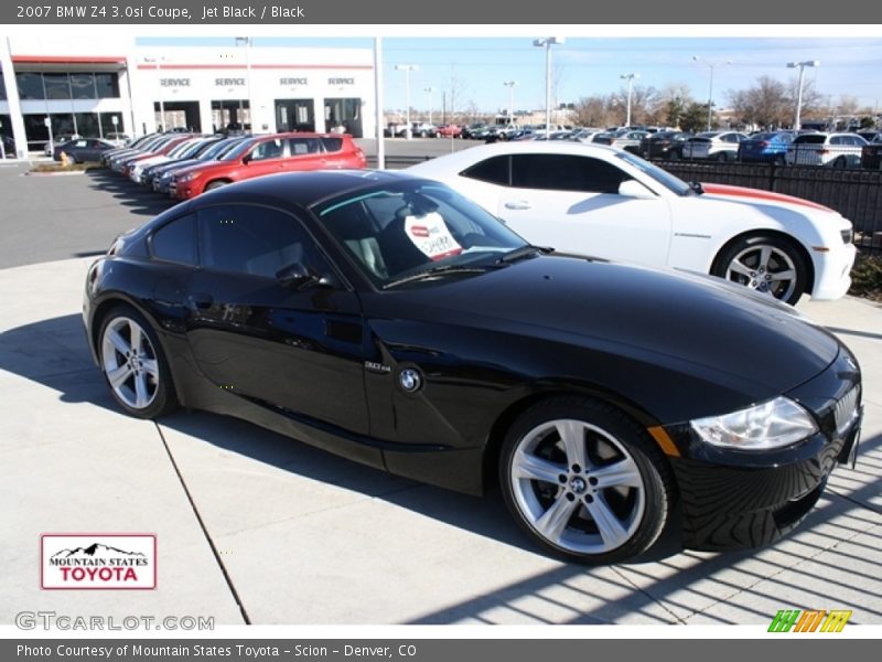 Jet Black / Black 2007 BMW Z4 3.0si Coupe