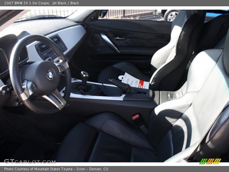 Jet Black / Black 2007 BMW Z4 3.0si Coupe