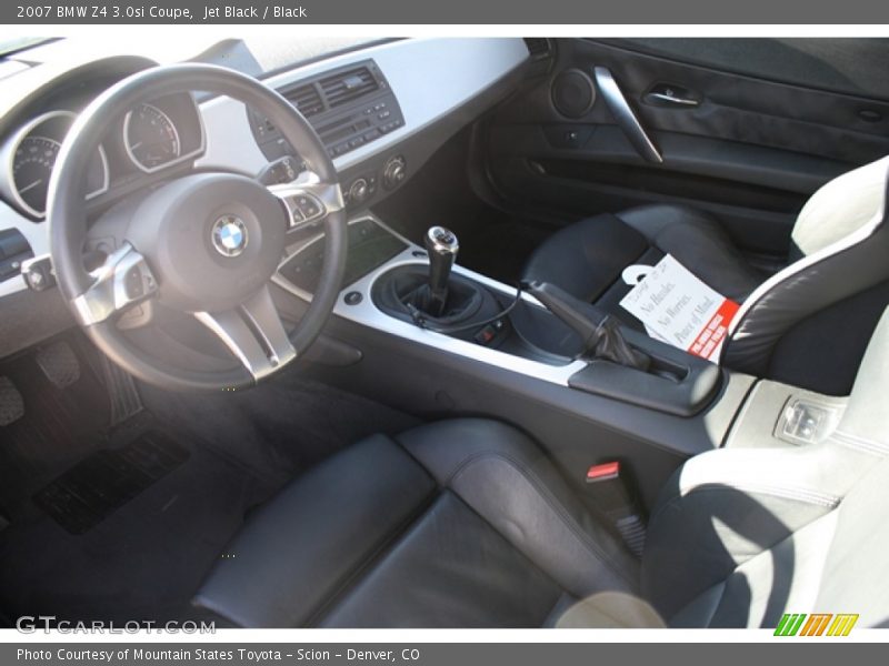 Jet Black / Black 2007 BMW Z4 3.0si Coupe