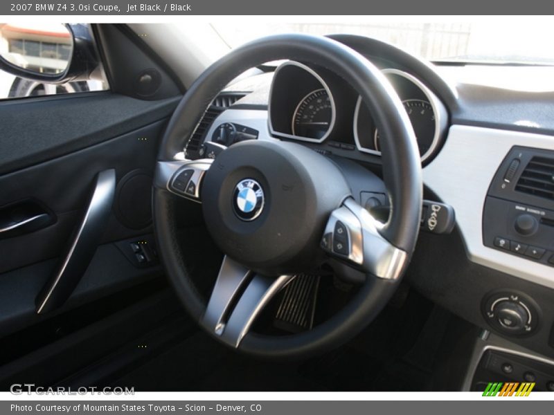 Jet Black / Black 2007 BMW Z4 3.0si Coupe