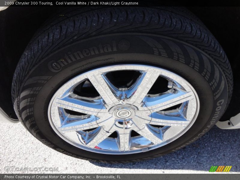 Cool Vanilla White / Dark Khaki/Light Graystone 2009 Chrysler 300 Touring