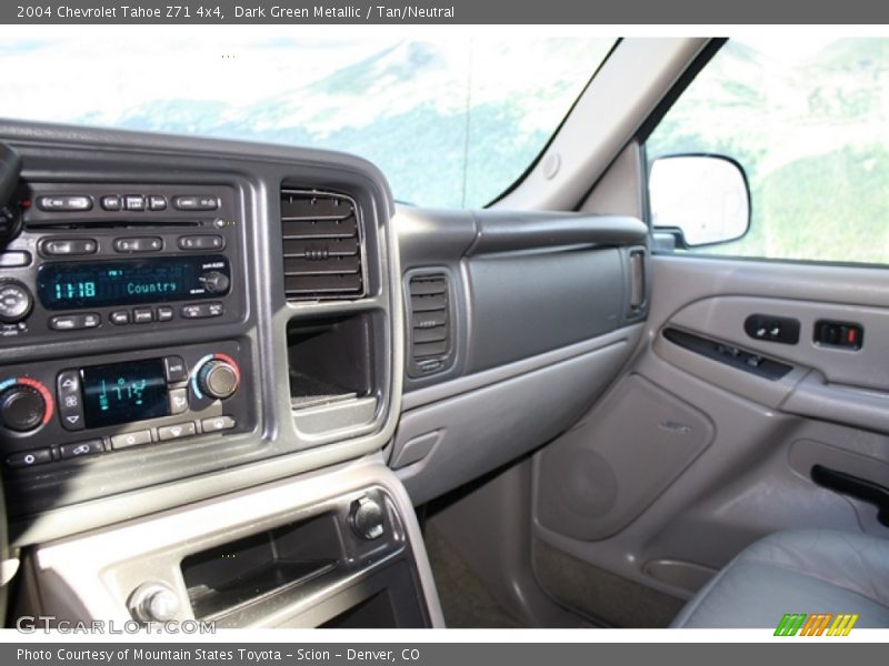 Dark Green Metallic / Tan/Neutral 2004 Chevrolet Tahoe Z71 4x4