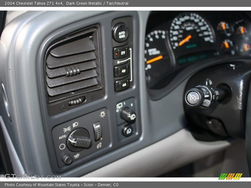 Dark Green Metallic / Tan/Neutral 2004 Chevrolet Tahoe Z71 4x4