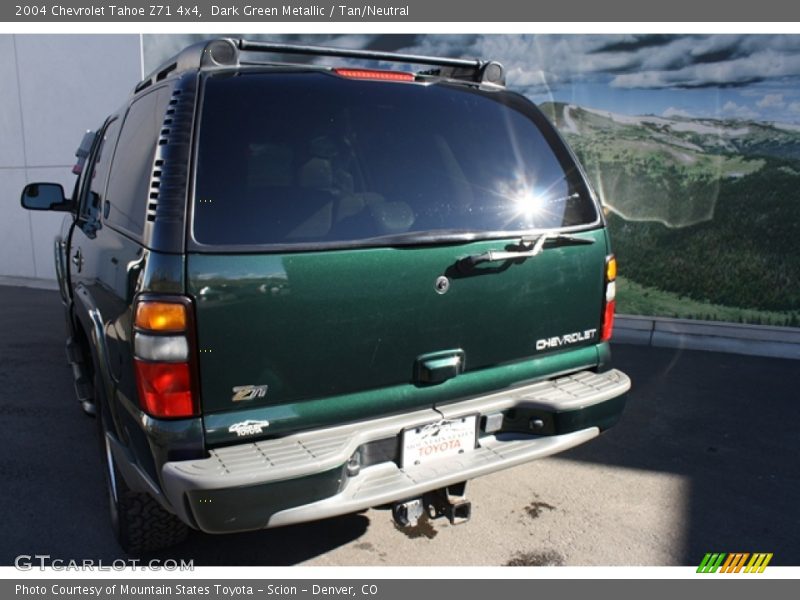 Dark Green Metallic / Tan/Neutral 2004 Chevrolet Tahoe Z71 4x4