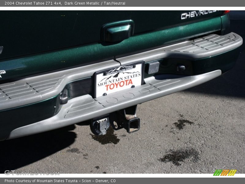 Dark Green Metallic / Tan/Neutral 2004 Chevrolet Tahoe Z71 4x4