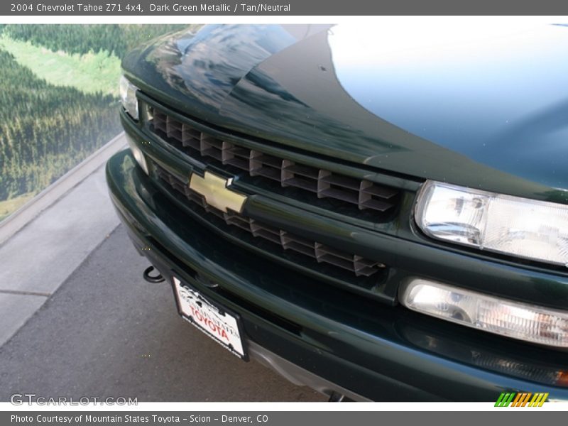 Dark Green Metallic / Tan/Neutral 2004 Chevrolet Tahoe Z71 4x4