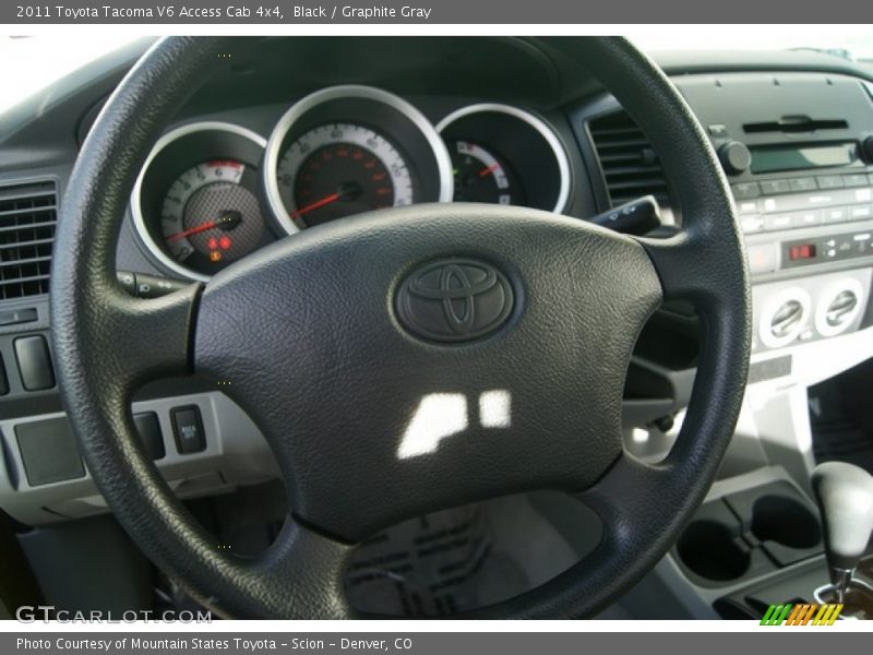 Black / Graphite Gray 2011 Toyota Tacoma V6 Access Cab 4x4