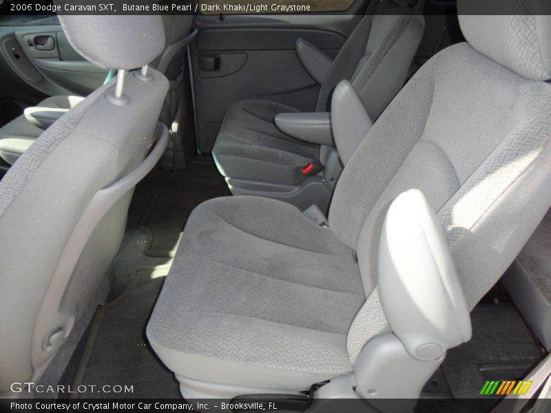Butane Blue Pearl / Dark Khaki/Light Graystone 2006 Dodge Caravan SXT