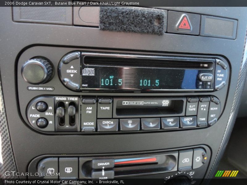 Butane Blue Pearl / Dark Khaki/Light Graystone 2006 Dodge Caravan SXT